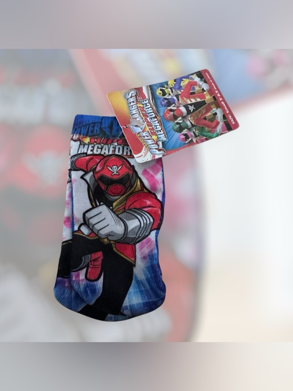 Power Rangers Super Megaforce socks size small